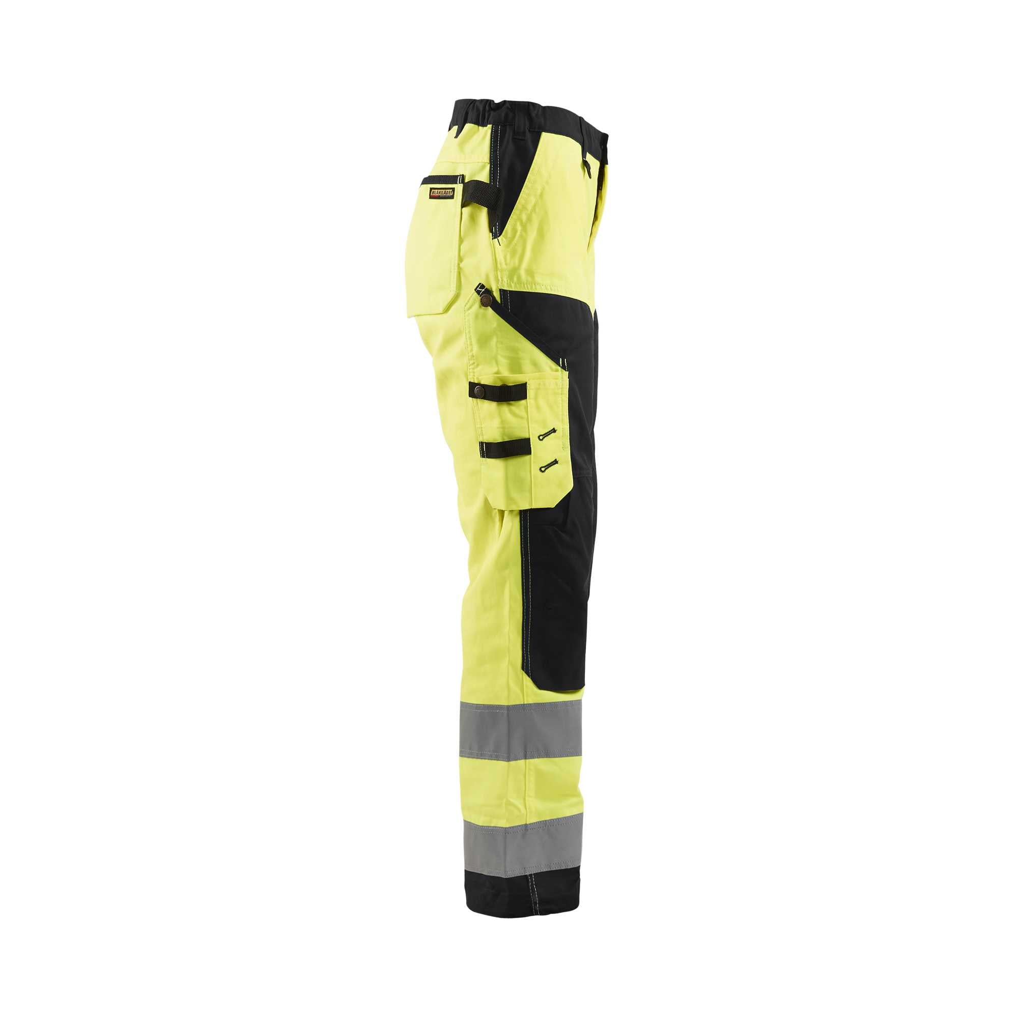 BLAKLADER 71551811 | Women's Hi Vis Trousers Hi Vis Reflective Work Trousers Women - twill fabric